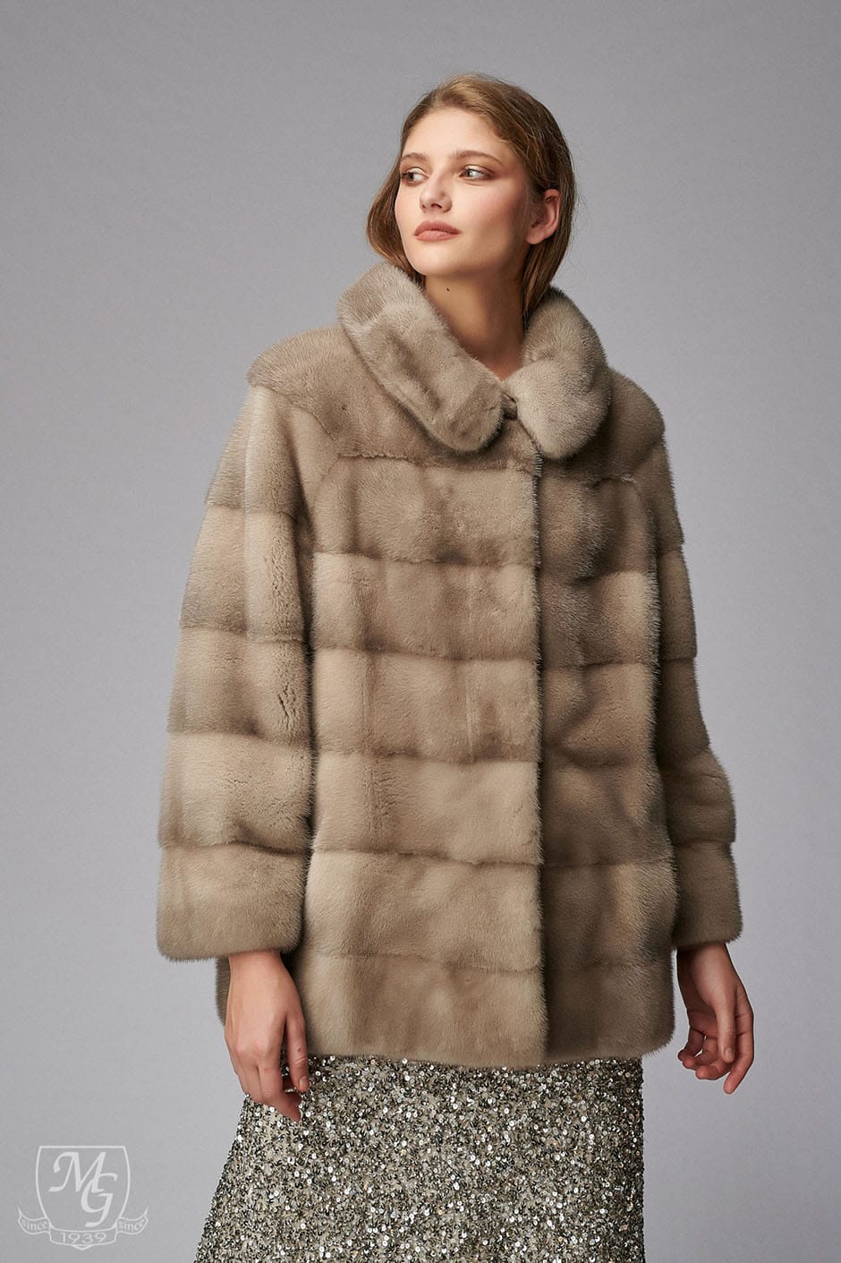 Jacheta din vizon / nurca Silverblue model 6336 - imagine 4