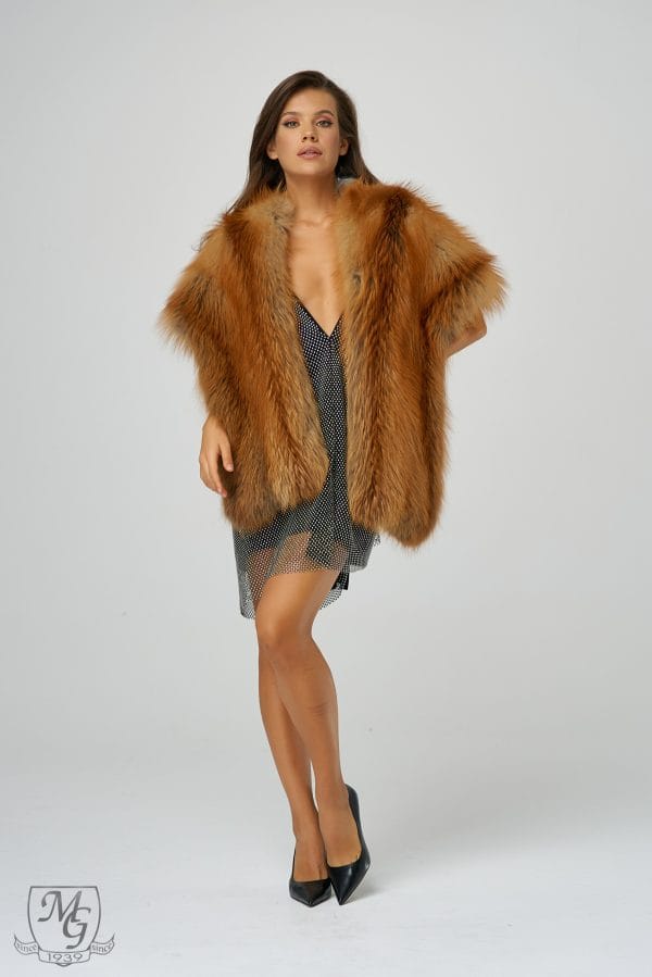Gold Saga fox fur stole