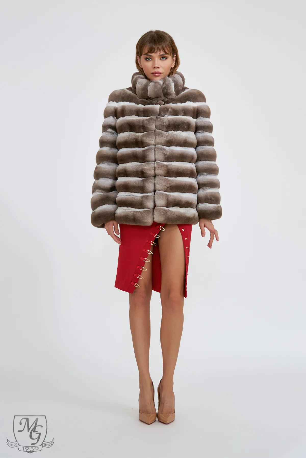 Chinchilla fur: coats, vests, capes | MG Fur House