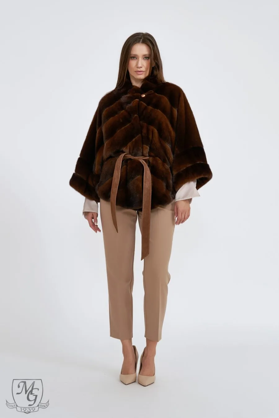 Scanbrown dorsat mink jacket, model 5092 - Casa de blanuri MG