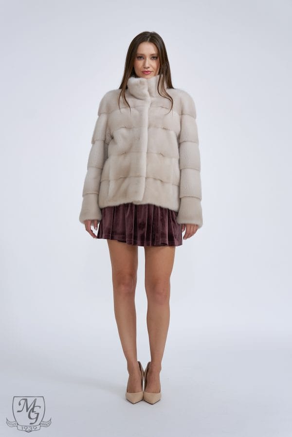 Pearl mink jacket