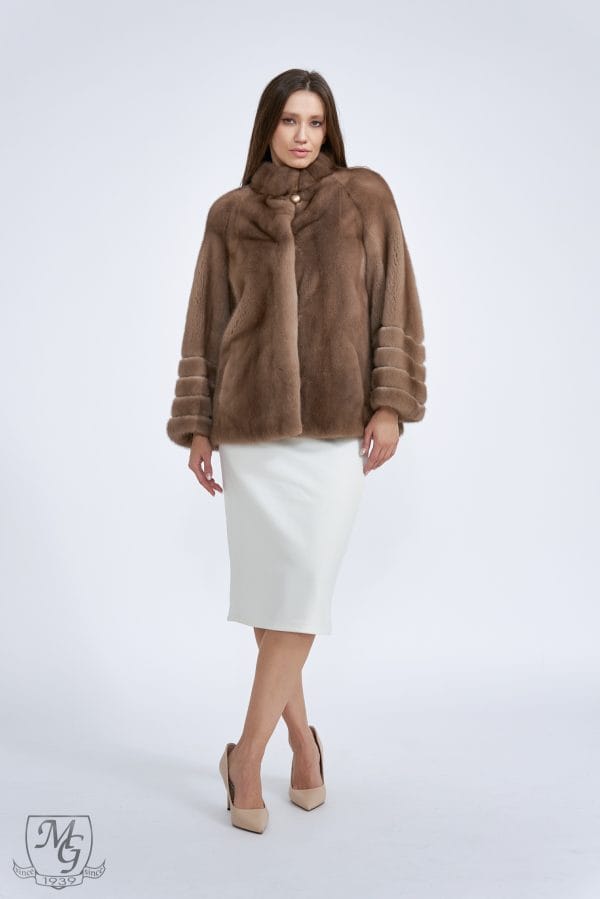 Pastel Velvet mink jacket, model 6135