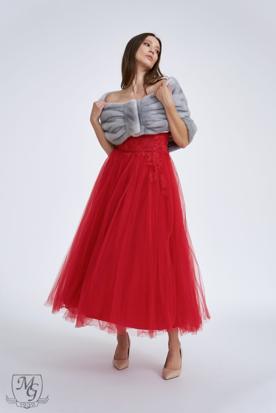 Capa din blana de vizon (nurca) Safir model Roxana