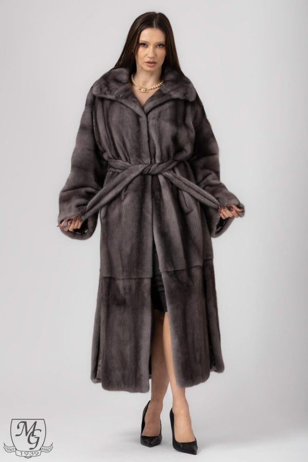 Blue Iris Female Mink Coat 377-24