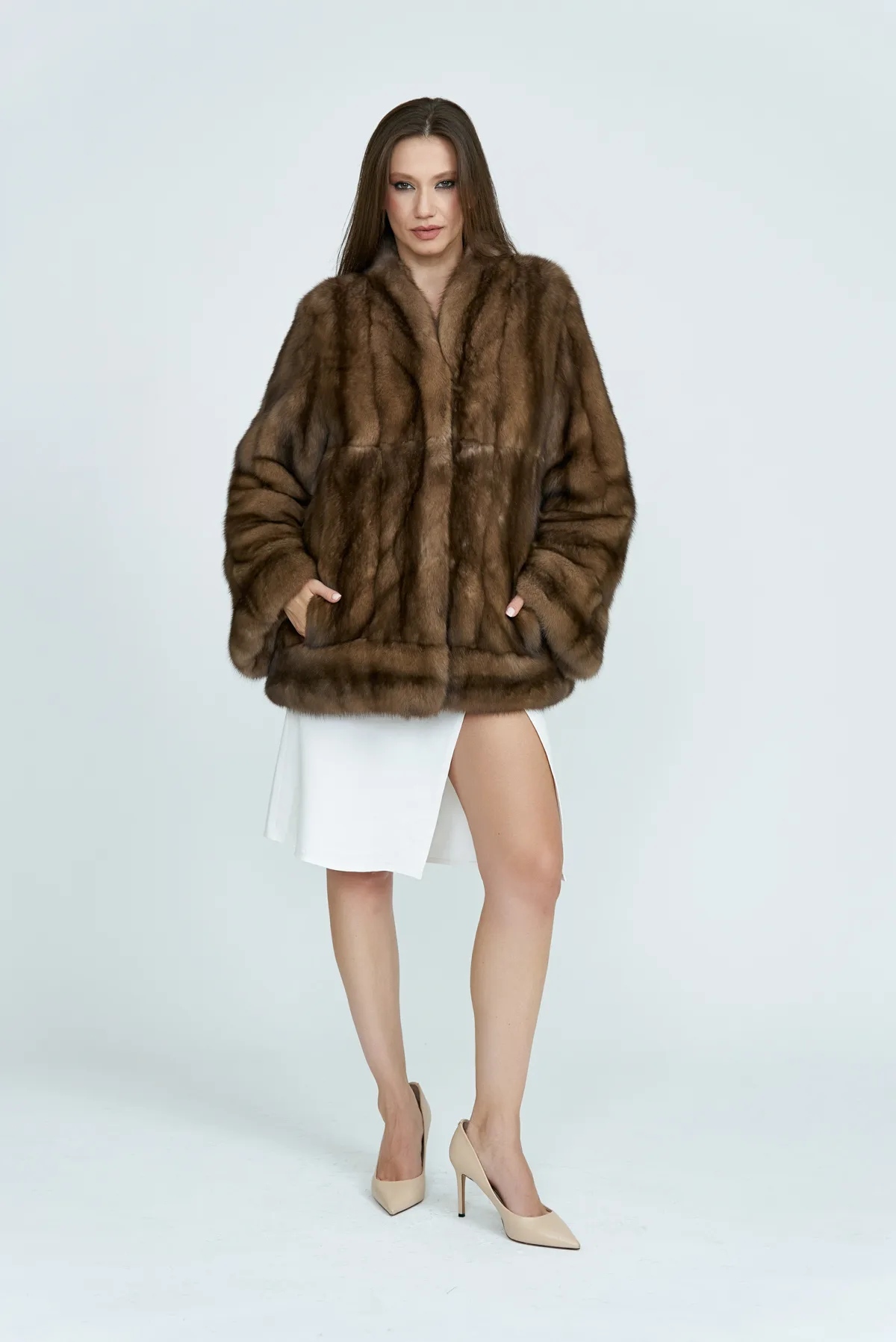 Sable (zibeline) fur: coats, vests, capes