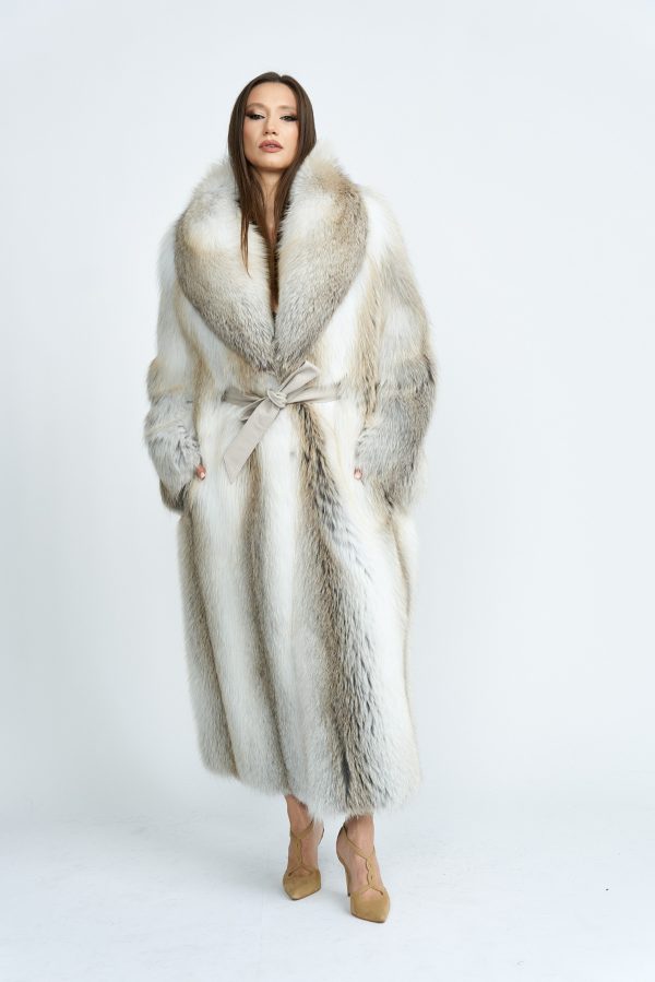 Shadow Golden Saga Fox Fur Coat